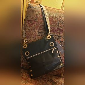 COPY - Hammitt Lrg Montana Reversible Black/Pewter Crossbody Bag